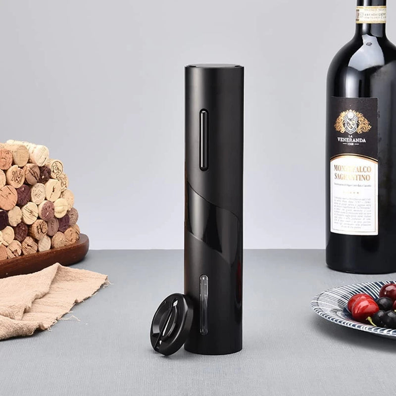 Kit Saca Rolhas Automático Abridor De Vinho Garrafa