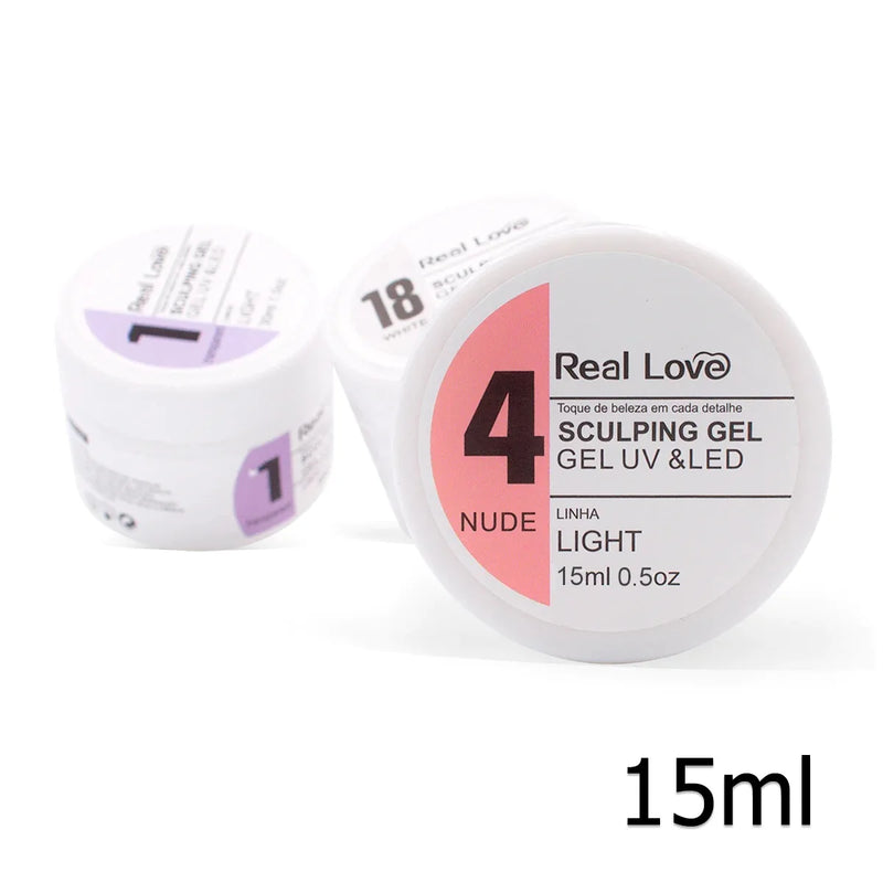 Gel de Modelagem para Unhas Sculpting Gel 15ml - Real Love