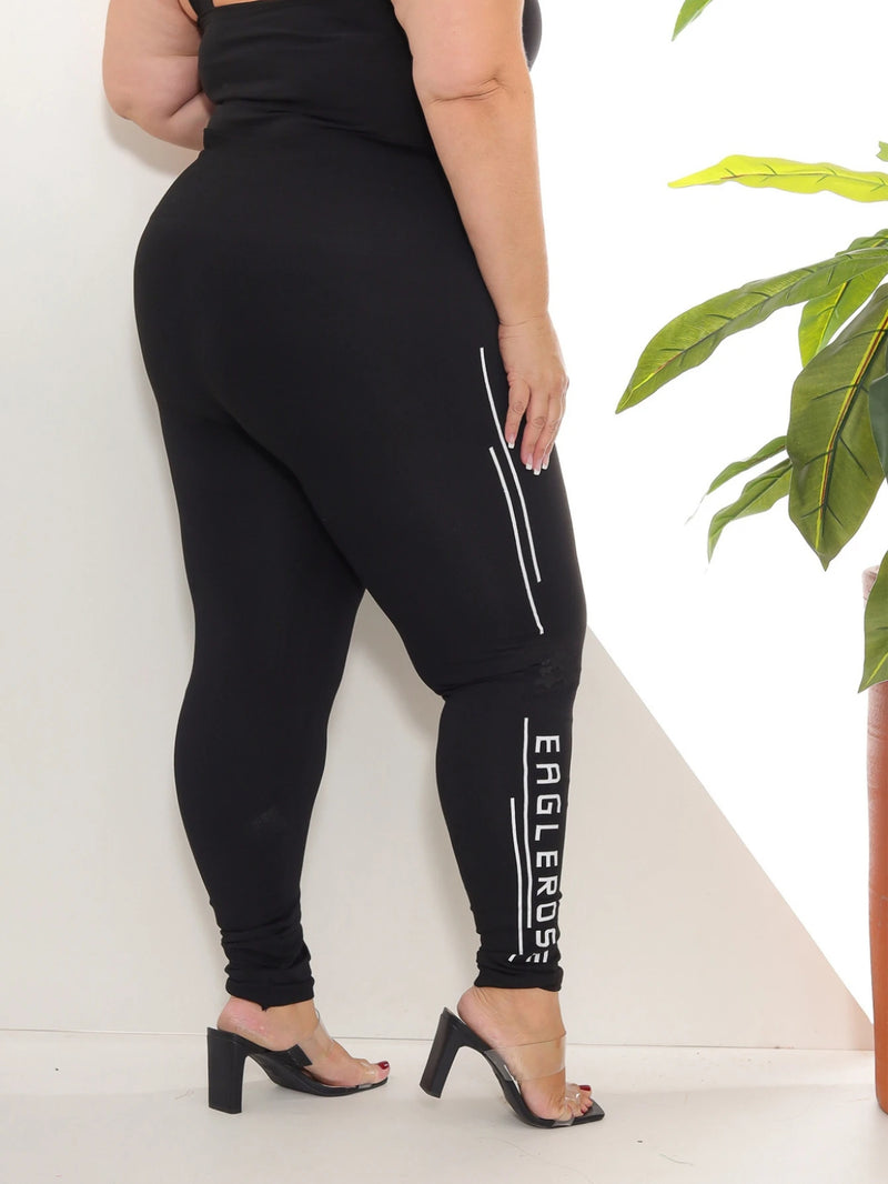 Calça Legging Plus Size Feminina Levanta Bumbum