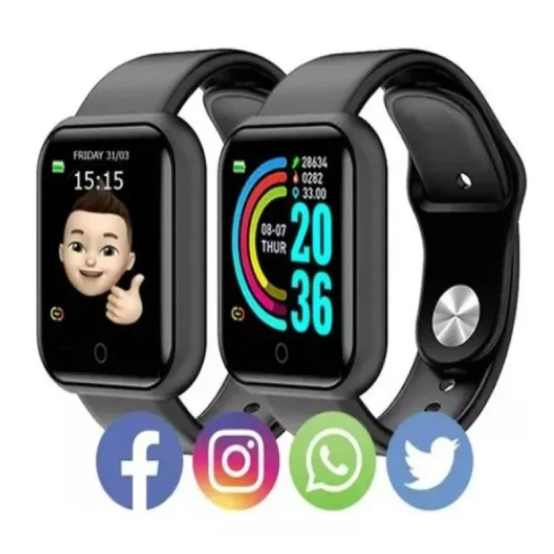 Relógio Smartwatch Android Ios Inteligente D20 Bluetooth